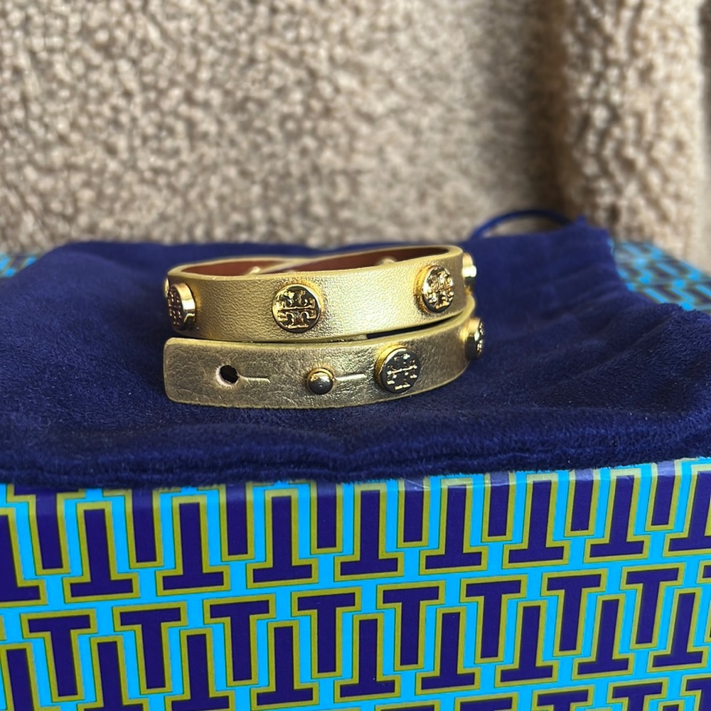 Tory Burch double wrap bracelet
